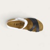 image:imageNAOT Kayla Womens Sandals  Supportive 3Strap Design with Backstrap Cork amp Latex Footbed  Arch Support  TravelFriendly Comfortable Walking Sandals for AllDay WearWhite Black