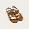 image:imageNAOT Kayla Womens Sandals  Supportive 3Strap Design with Backstrap Cork amp Latex Footbed  Arch Support  TravelFriendly Comfortable Walking Sandals for AllDay WearRose Gold Lthr