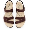 image:imageNAOT Kayla Womens Sandals  Supportive 3Strap Design with Backstrap Cork amp Latex Footbed  Arch Support  TravelFriendly Comfortable Walking Sandals for AllDay WearCognac Soft Leather