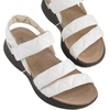 image:imageNAOT Kayla Womens Sandals  Supportive 3Strap Design with Backstrap Cork amp Latex Footbed  Arch Support  TravelFriendly Comfortable Walking Sandals for AllDay WearSport Soft White