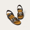 image:imageNAOT Kayla Womens Sandals  Supportive 3Strap Design with Backstrap Cork amp Latex Footbed  Arch Support  TravelFriendly Comfortable Walking Sandals for AllDay WearMetallic Onyx Lthr