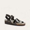 image:imageNAOT Kayla Womens Sandals  Supportive 3Strap Design with Backstrap Cork amp Latex Footbed  Arch Support  TravelFriendly Comfortable Walking Sandals for AllDay WearBlack Luster