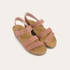 image:imageNAOT Kayla Womens Sandals  Supportive 3Strap Design with Backstrap Cork amp Latex Footbed  Arch Support  TravelFriendly Comfortable Walking Sandals for AllDay WearLatte Brown Leather