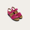 image:imageNAOT Kayla Womens Sandals  Supportive 3Strap Design with Backstrap Cork amp Latex Footbed  Arch Support  TravelFriendly Comfortable Walking Sandals for AllDay WearFuchsia Suede