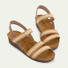 image:imageNAOT Kayla Womens Sandals  Supportive 3Strap Design with Backstrap Cork amp Latex Footbed  Arch Support  TravelFriendly Comfortable Walking Sandals for AllDay WearIvory