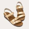 image:imageNAOT Kayla Womens Sandals  Supportive 3Strap Design with Backstrap Cork amp Latex Footbed  Arch Support  TravelFriendly Comfortable Walking Sandals for AllDay WearDark Brass Leather