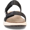 image:imageNAOT Womens Calliope SandalSoft Black LeatherBlack Woven Strap
