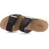 image:imageNAOT Womens Calliope SandalSoft Black LthrSoft Silver LthrBlack Woven Strap