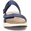 image:imageNAOT Womens Calliope SandalSoft Ink LthrPolar Sea LthrNavy Woven Strap