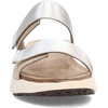 image:imageNAOT Womens Calliope SandalSoft Ivory LthrSoft Silver LthrSilver Gray Woven Strap