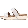 image:imageNAOT Womens Calliope SandalSoft Ivory LthrSoft Silver LthrSilver Gray Woven Strap
