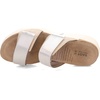 image:imageNAOT Womens Calliope SandalSoft Ivory LthrSoft Silver LthrSilver Gray Woven Strap