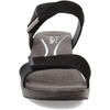 image:imageNAOT Womens Intact SandalBlack Velvet NubuckBlack Leather Combo