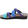 image:imageNAOT Womens Roxanna SandalAqua StretchRoyal Blue StretchGloss Purple Stretch