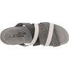 image:imageNAOT Womens Roxanna SandalBlack FabricGloss Black StretchLight Gray Stretch