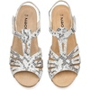image:imageNAOT Womens Starlet SandalBlackWhite Python Suede
