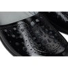 image:imageNaot Womens Arataki Flat SandalBlack Crinkle Patent Leather