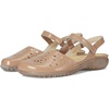 image:imageNaot Womens Arataki Flat SandalCamel Crinkle Patent Leather