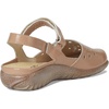 image:imageNaot Womens Arataki Flat SandalCamel Crinkle Patent Leather