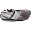 image:imageNaot Womens Arataki Flat SandalGray Shimmer Lthr
