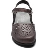 image:imageNaot Womens Arataki Flat SandalGray Shimmer Lthr