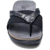 image:imageNaot Womens Primrose Mary Jane FlatMetallic Onyx LeatherBlack Elastic