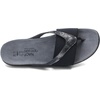 image:imageNaot Womens Primrose Mary Jane FlatMetallic Onyx LeatherBlack Elastic