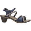 Polar Sea Lthr/Navy W/Clear Rhinestones