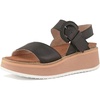 Soft Black Lthr W/Camel Sole
