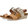 Cork Leather/Radiant Gold Leather/Latte Brown Leather