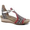Cheetah Suede/Kiss Red Leather/Gold Leather