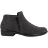 Black Embossed Suede