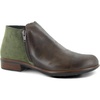 Pecan Brown Lthr/Oily Olive Suede