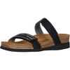 image:imageNAOT Footwear Womens Indiana SandalJet Black Lthr WBlackPurple Multi Rivets