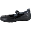 image:imageNAOT Footwear Womens Kirei Maryjane with Cork Footbed and Arch Comfort and Support  Lightweight and Perfect for Travel Removable FootbedBlack Madras LeatherShiny Black Leather