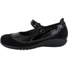 Black Madras Leather/Black Suede