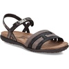 image:imageNAOT Footwear Womens Lucy SandalSoft Black LthrFoggy Gray LthrMetallic Onyx Lthr