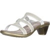 image:imageNAOT Footwear Womens Novel HeelWhiteBeige WSilver Rivets