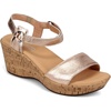 image:imageNAOT Footwear Womens Pier WedgeSoft Rose Gold Lthr
