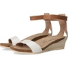 Porcelain Patent Leather/Ivory Leather/Latte Brown Leather