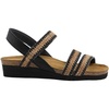 Jet Black Leather/Black/Brown Raffi