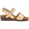 image:imageNAOT Kayla Womens Sandals  Supportive 3Strap Design with Backstrap Cork amp Latex Footbed  Arch Support  TravelFriendly Comfortable Walking Sandals for AllDay WearDark Brass Leather