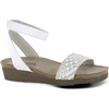 image:imageNAOT Womens Abbie SandalWhite Metallic Multi BraidWhite Pearl Lthr