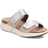image:imageNAOT Womens Calliope SandalSoft Ivory LthrSoft Silver LthrSilver Gray Woven Strap