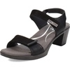 image:imageNAOT Womens Intact SandalBlack Velvet NubuckBlack Leather Combo