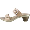 Camel Crinkle Patent Leather