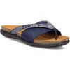 Navy Elastic/Navy Python Lthr/Navy Nubuck