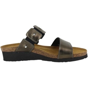 image:imageNAOT Footwear Ashley Womens Slide with Cork Footbed and Arch Comfort and Support  Rhinestone Slip On Lightweight and Perfect for TravelMetal
