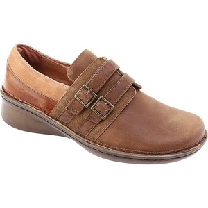 image:imageNAOT Footwear Womens Celesta ShoeSaddle Brown LthrAntique Brown SuedeLatte Brown LthrMaple Brown Lthr