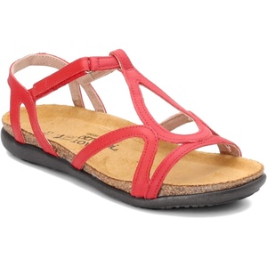 image:imageNAOT Footwear Womens Dorith Sandal with Cork Footbed and Arch Support Footbed  Adjustable Sandal With Backstrap  Comfort and Support  Lightweight and Perfect for Travel  Narrow to Medium FitKiss Red Lthr